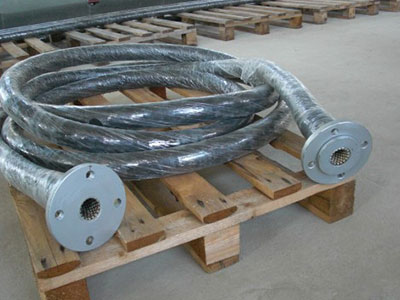 Rubber ceramic tube